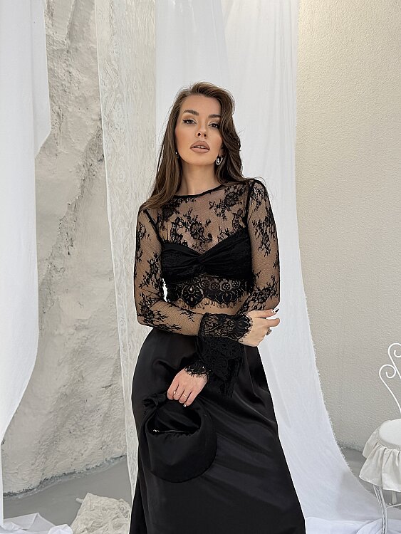 Eli Bluz Etek Takım - Siyah - 2