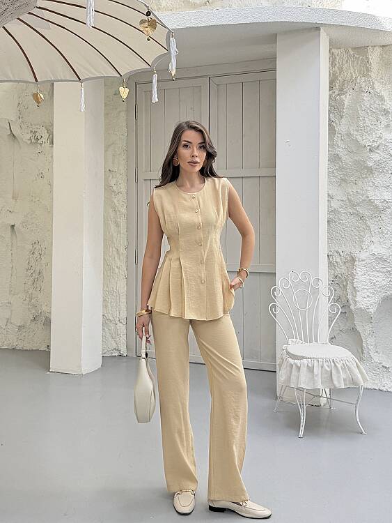 Elio Takım - Kahverengi - 2