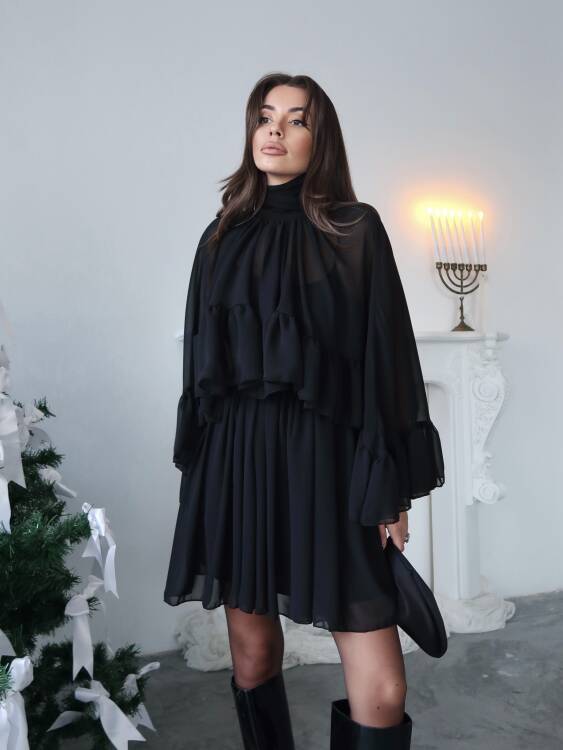 Emilia Elbise - Siyah - 3