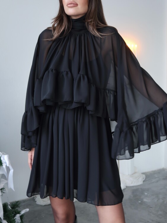 Emilia Elbise - Siyah - 4