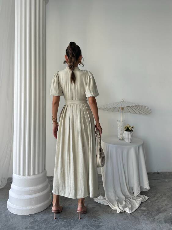 Emma Midi Elbise - Haki - 2