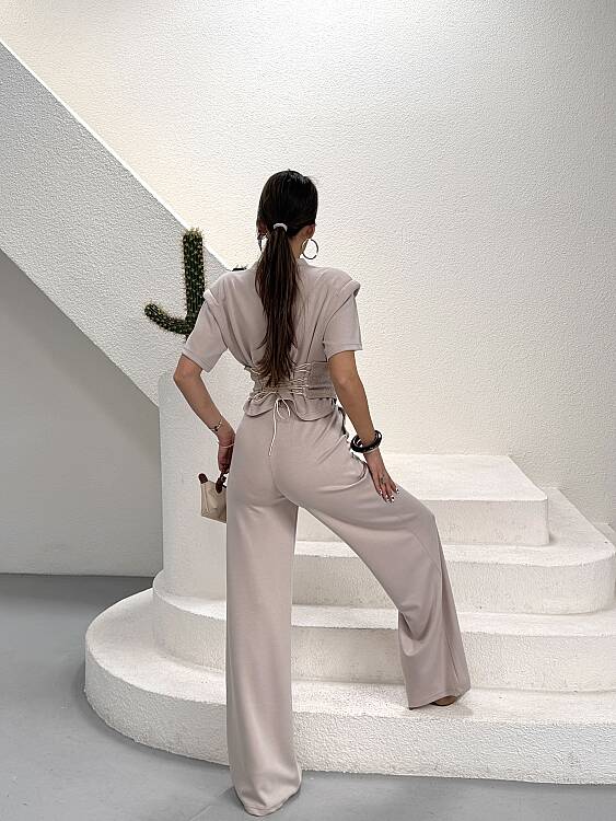 Fastine 3 Lü Takım - Bej - 6