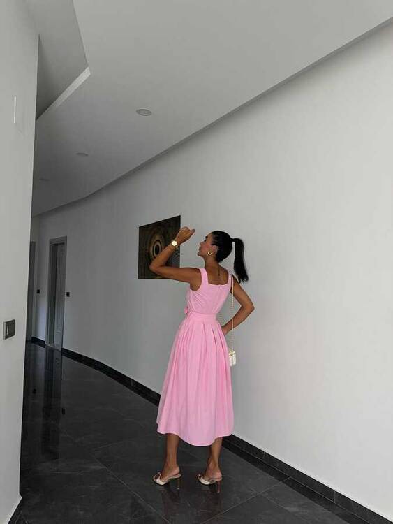 Fremont Elbise- Pembe - 2