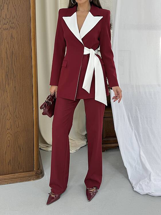 GARNILI Takım - Bordo - 5