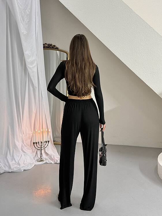 Geral Kaşmir Takım - Siyah - 6