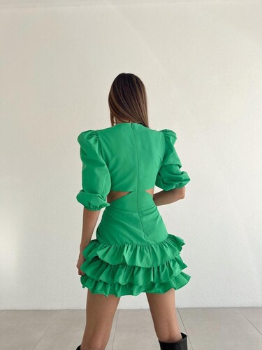 Hanas Elbise - Yeşil - Thumbnail