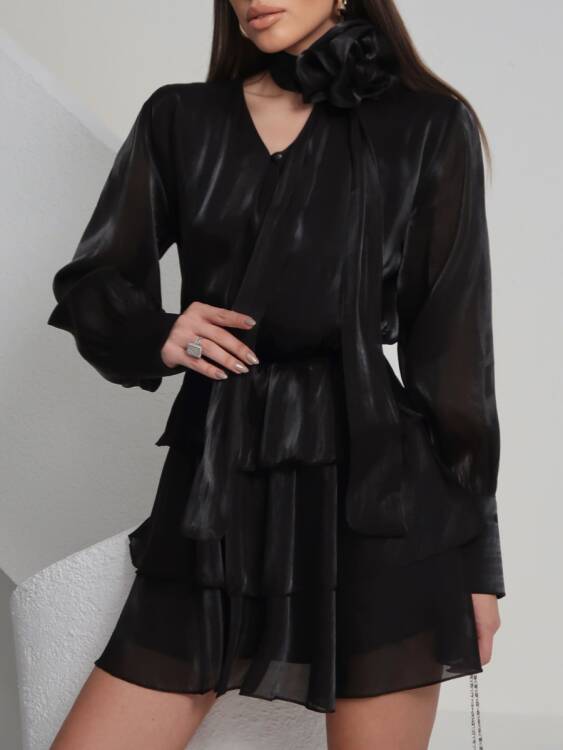 HUNTER Mini Elbise 3206 - Siyah - 2