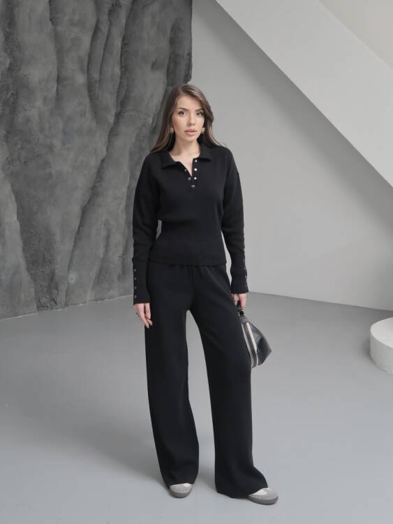 Jasper Triko Takım - Siyah - 1