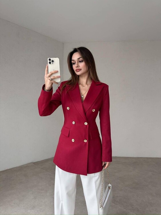 Laura Ceket - Kırmızı - 3