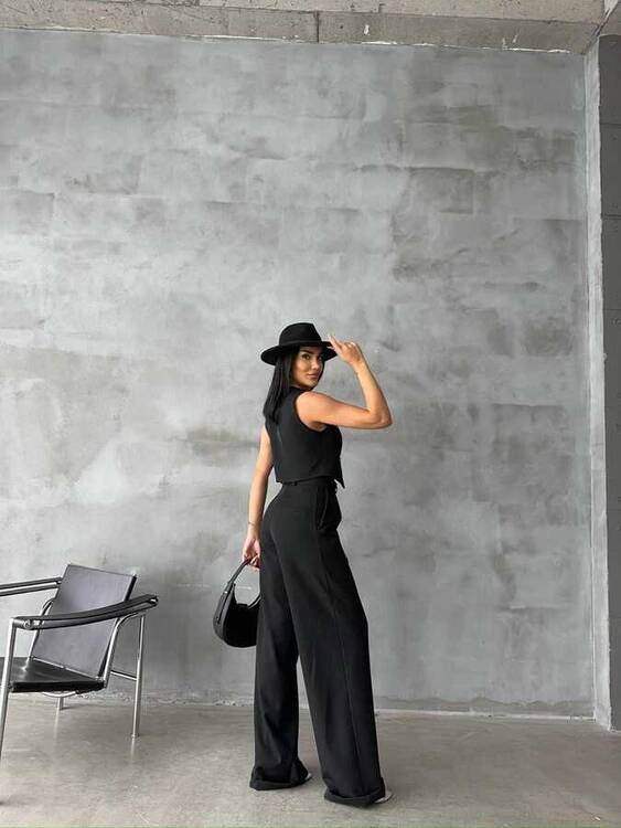 Lina Takım- Siyah - 2