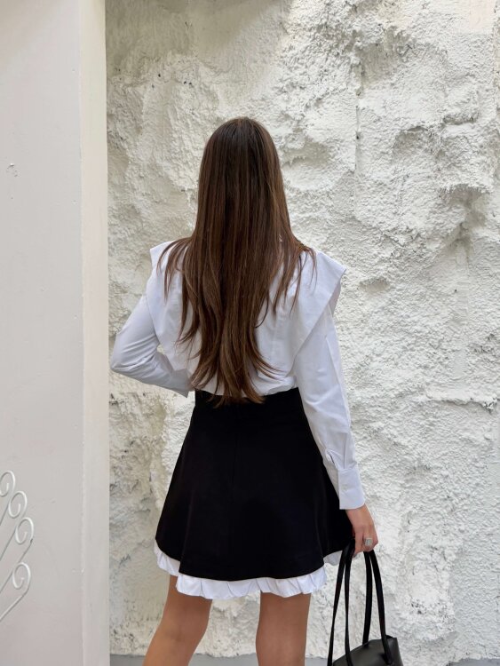 Lindon Gömlek Etek Takım - Siyah - 6