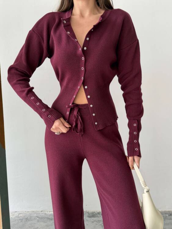 Louvain Triko Takım - Bordo - 2