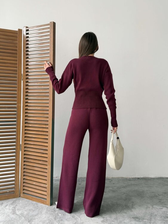 Louvain Triko Takım - Bordo - 4