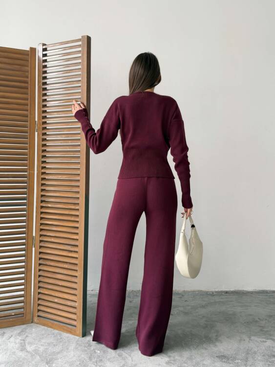 Louvain Triko Takım - Bordo - 4