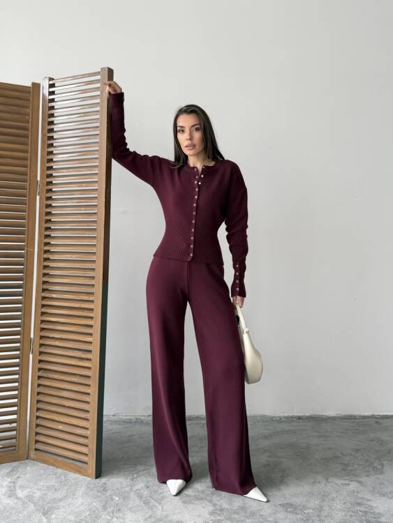 Louvain Triko Takım - Bordo - 5