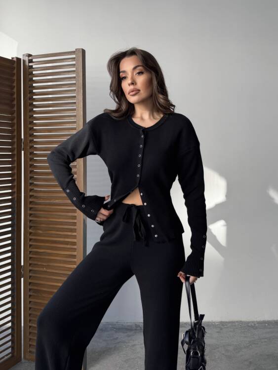 Louvain Triko Takım - Siyah - 2