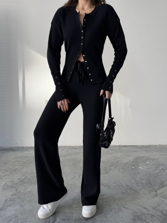 Louvain Triko Takım - Siyah - 3