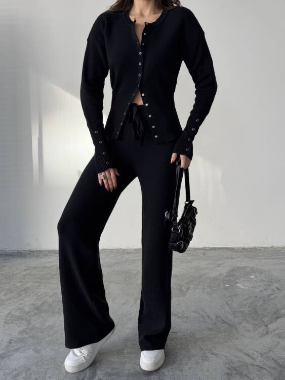 Louvain Triko Takım - Siyah - 3