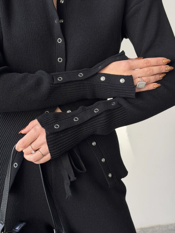 Louvain Triko Takım - Siyah - 4