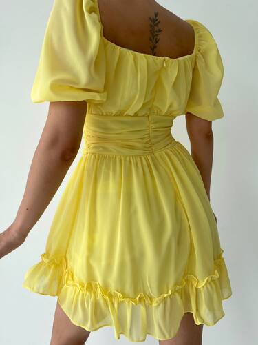 Lumeire Elbise - Sarı