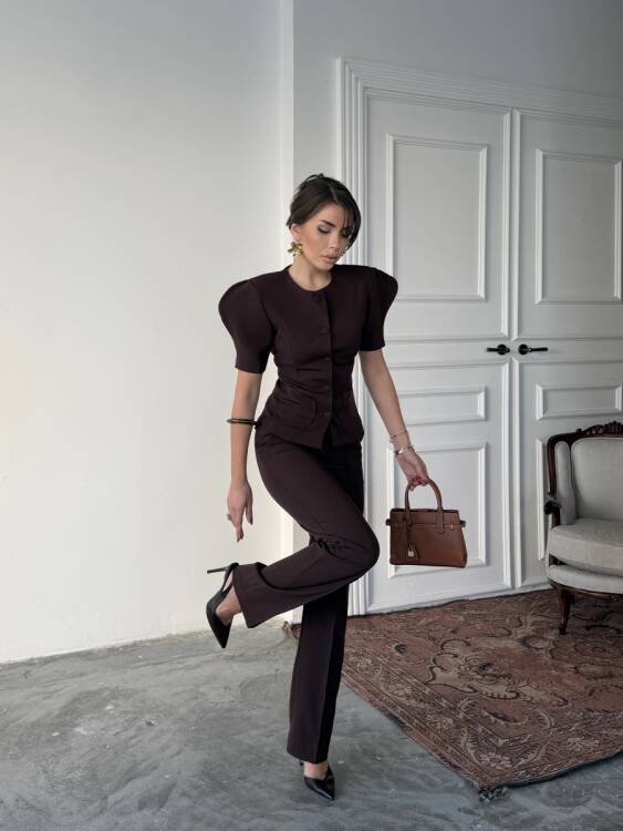 Monie Vatka Detay Takım - Acı Kahve - 3