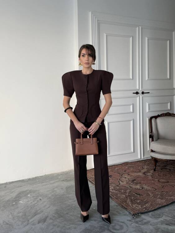 Monie Vatka Detay Takım - Mor - 2