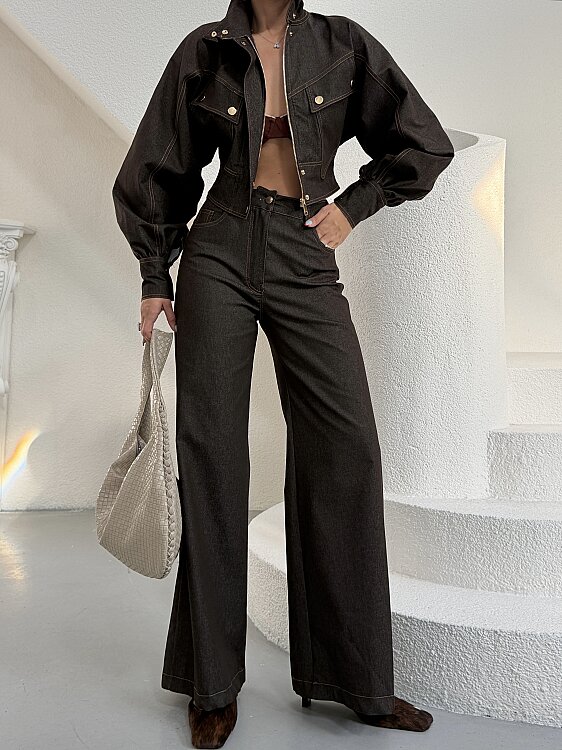 NATALIA Takım - Acı Kahve - 4