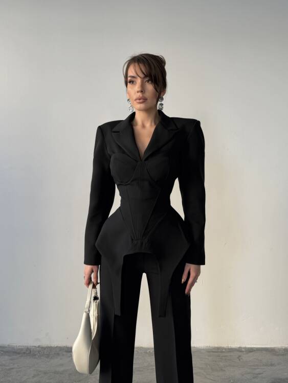 Nicol 3 Lü Takım - Siyah - 1