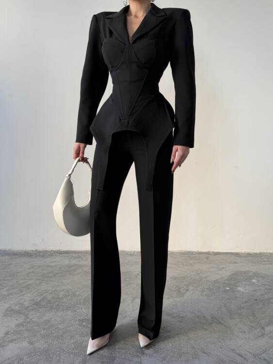 Nicol 3 Lü Takım - Siyah - 3