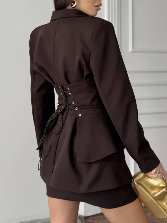 Noemi 3 Lü Takım - Acı Kahve - 5