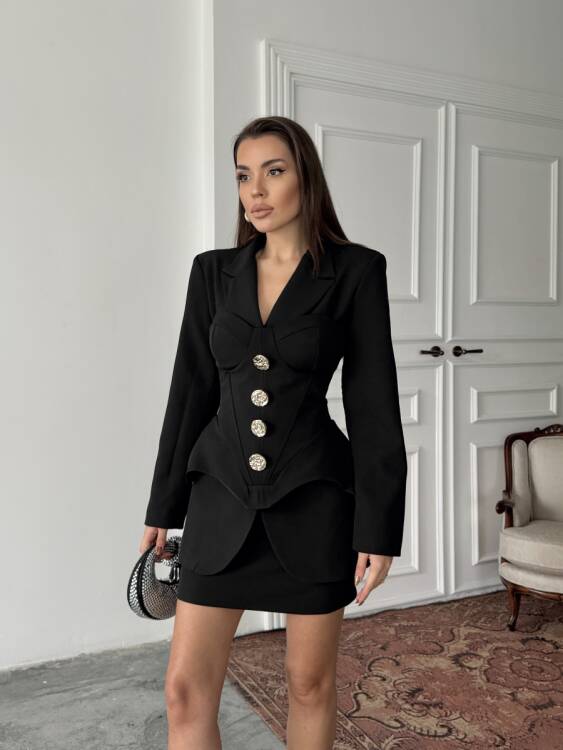 Noemi 3 Lü Takım - Siyah - 3