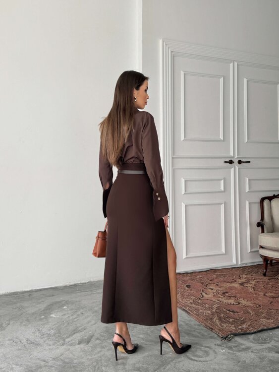 Oliver Etek Gömlek Takım - Acı Kahve - 3