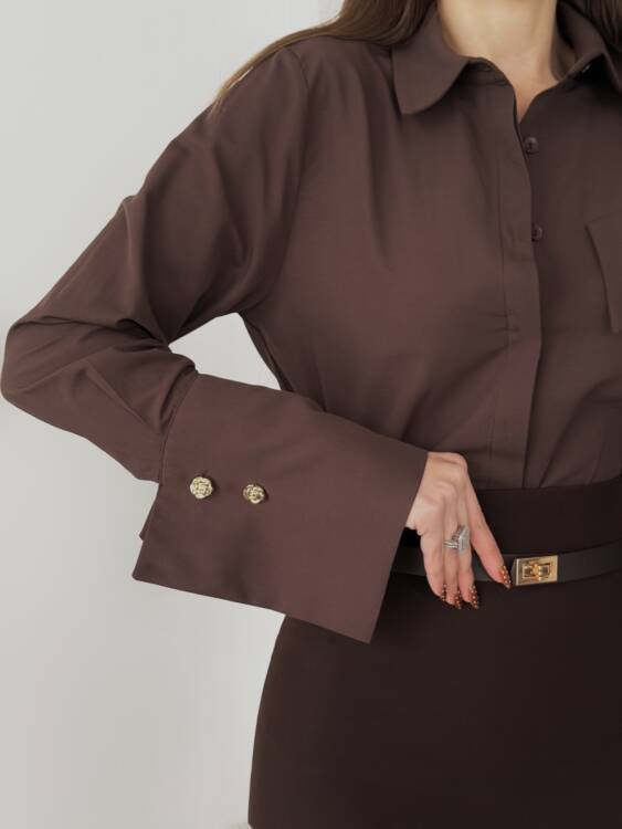 Oliver Etek Gömlek Takım - Acı Kahve - 5