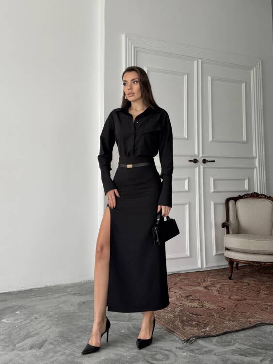 Oliver Etek Gömlek Takım - Siyah - 1