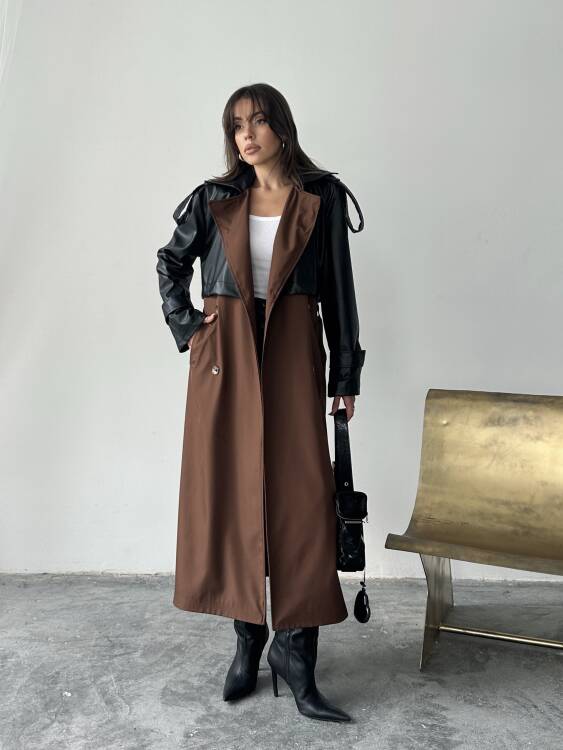 Penry Trençkot - Kahverengi - 1