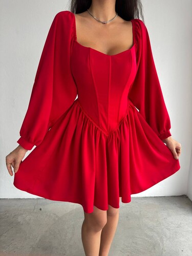 Pimenta Elbise- Kırmızı - Thumbnail