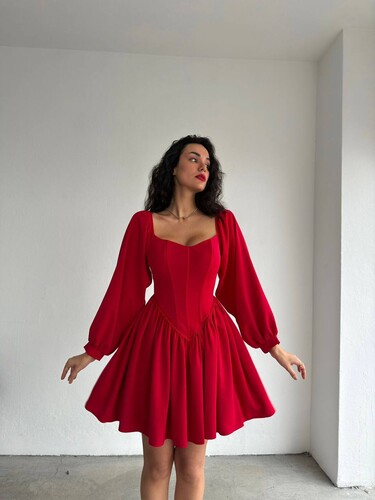 Pimenta Elbise- Kırmızı - Thumbnail