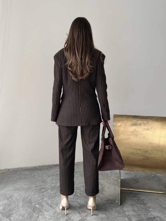 Pine Ceket Pantolon Takım - Acı Kahve - 5