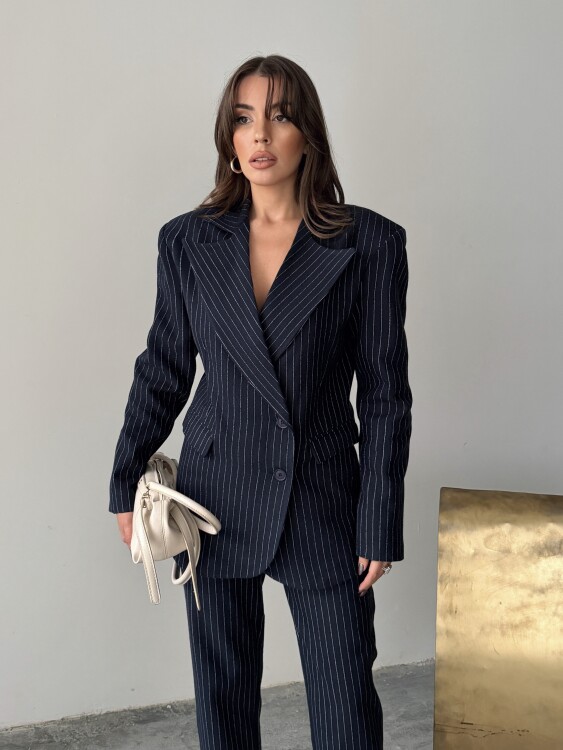 Pine Ceket Pantolon Takım - Lacivert - 3