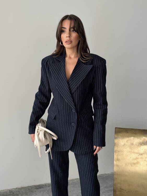 Pine Ceket Pantolon Takım - Lacivert - 3