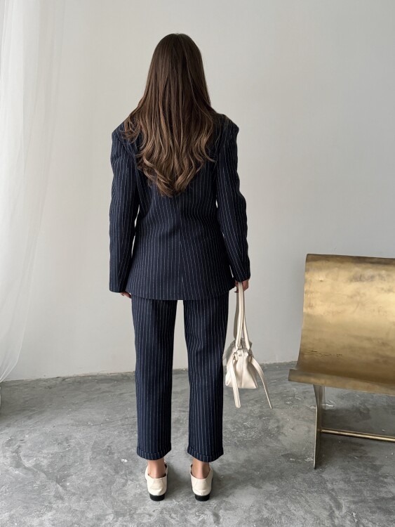 Pine Ceket Pantolon Takım - Lacivert - 6