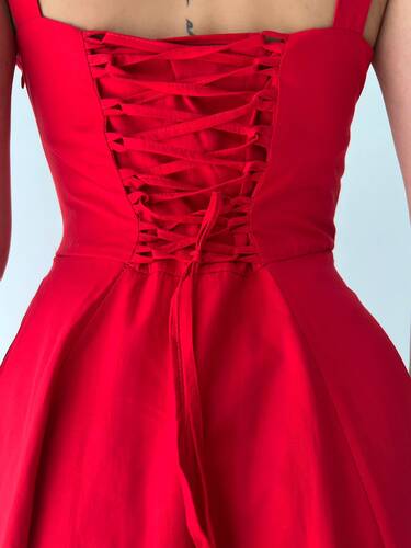 Plentiful Elbise -Kırmızı