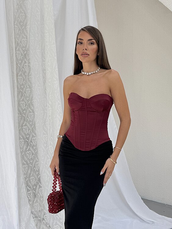 RENA Büstiyer - Bordo - 5
