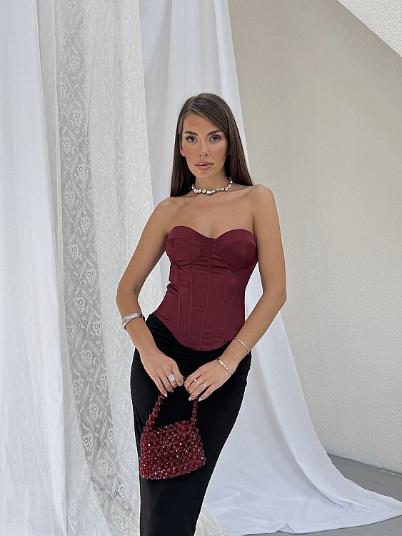 RENA Büstiyer - Bordo - 6