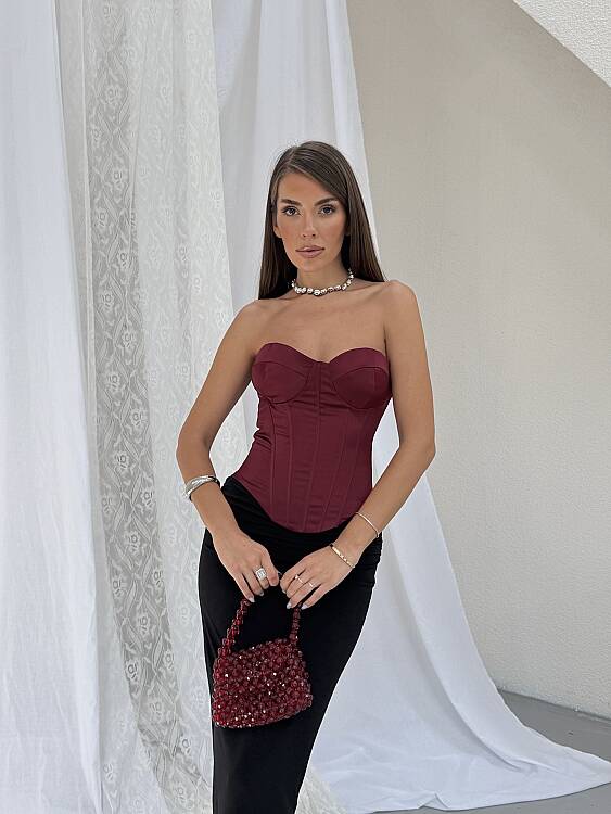 RENA Büstiyer - Bordo - 6