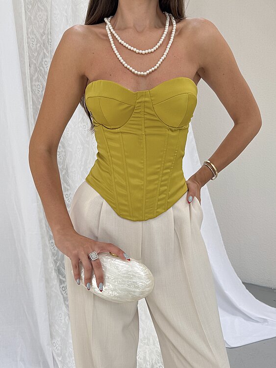 RENA Büstiyer - Yağ Yeşili - 5