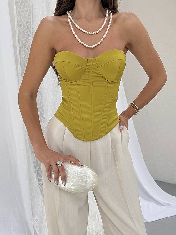 RENA Büstiyer - Yağ Yeşili - 5