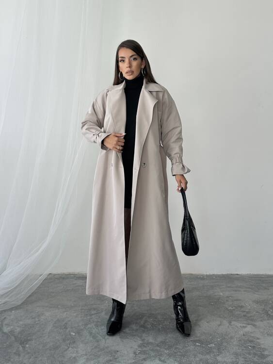 Sabella Trençkot - Bej - 2