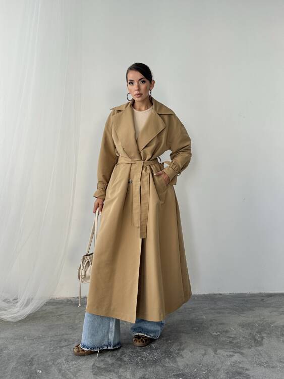 Sabella Trençkot - Camel - 1