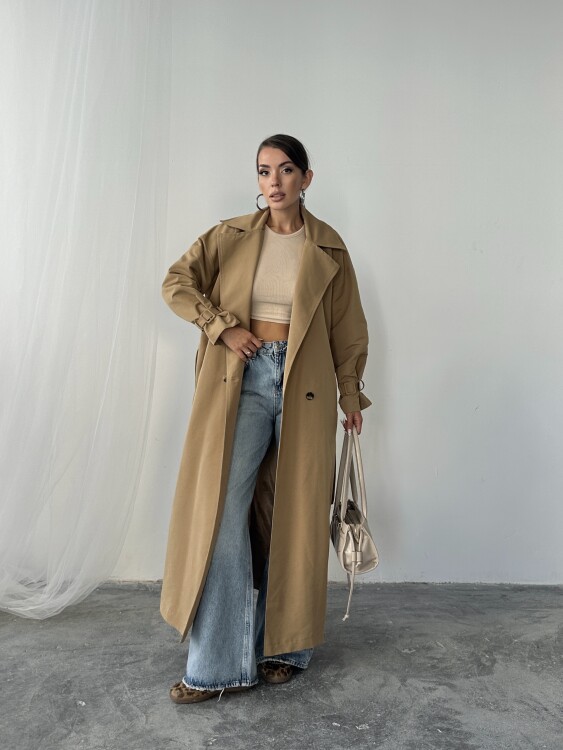 Sabella Trençkot - Camel - 4